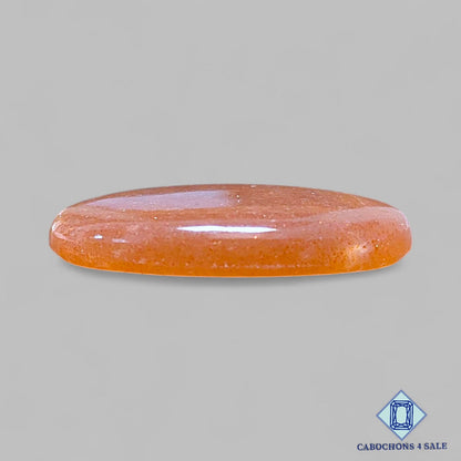 Natural Peach Moonstone With Sunstone Gemstone Oval Cabochons 30*22*5mm from Madagascar   available for sale