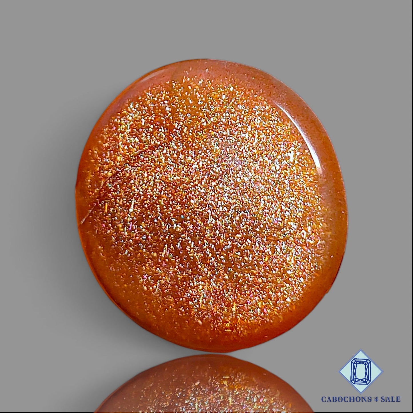 Peach Moonstone With Sunstone