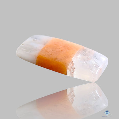 Peach Moonstone +  Moonstone Doublets Rectangle Doublets