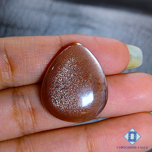 Peach Moonstone with Sunstone
