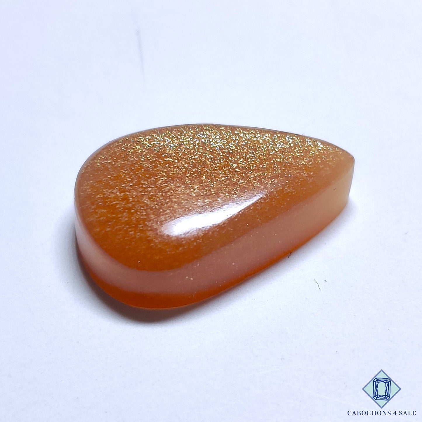 Peach Moonstone with Sunstone