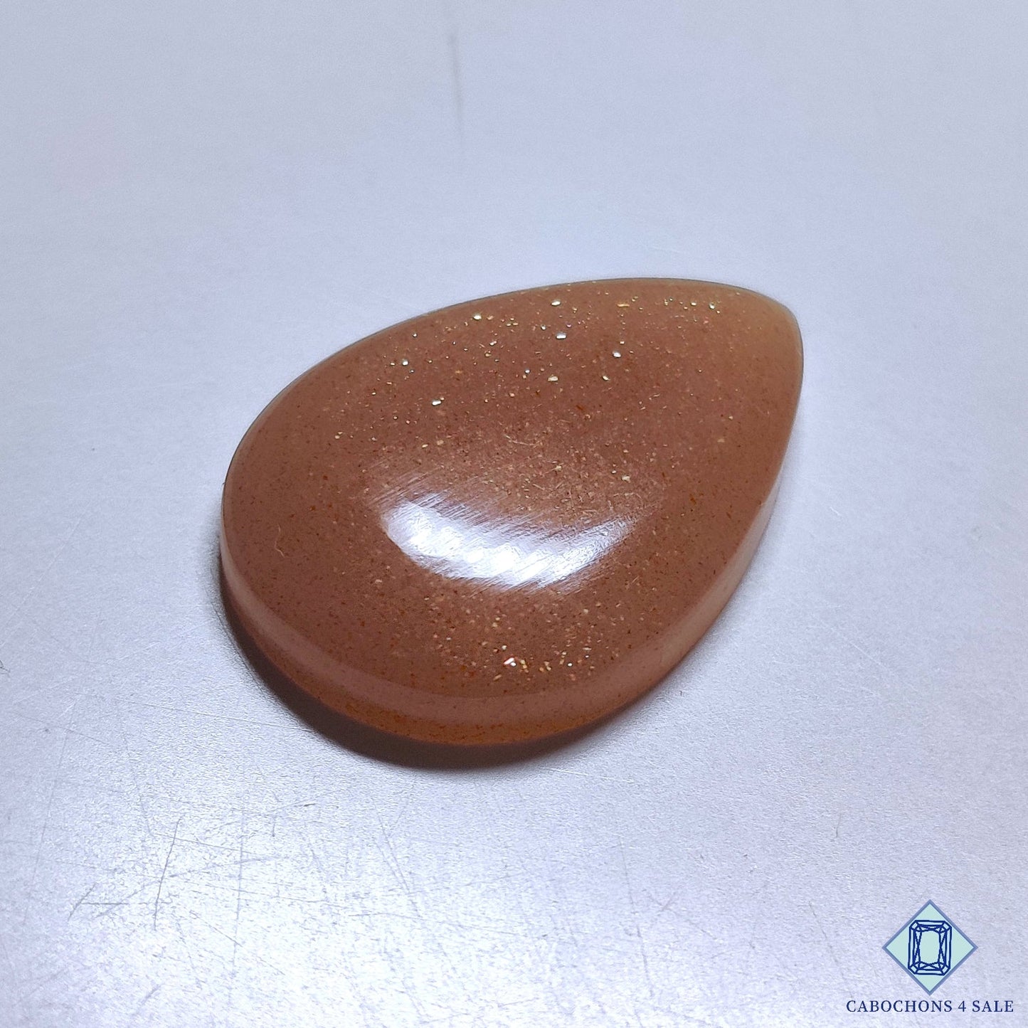 Peach Moonstone with Sunstone