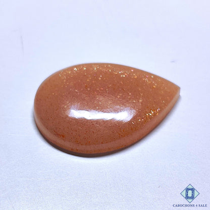 Peach Moonstone with Sunstone