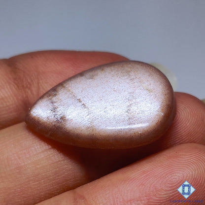 Peach Moonstone with Sunstone