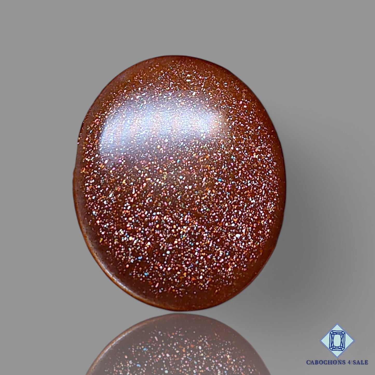 Peach Moonstone with Sunstone