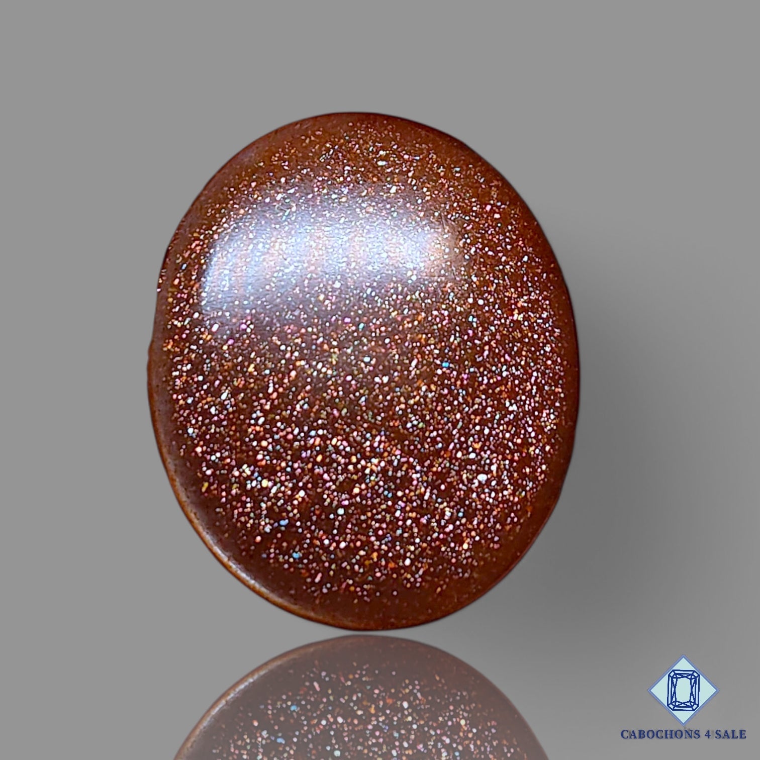 Peach Moonstone with Sunstone