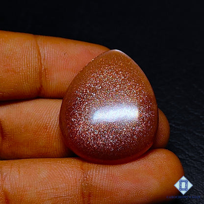 Peach Moonstone with Sunstone