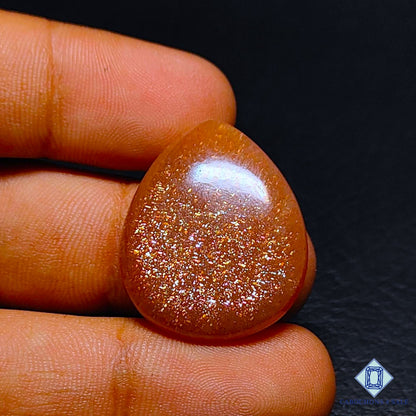 Peach Moonstone with Sunstone