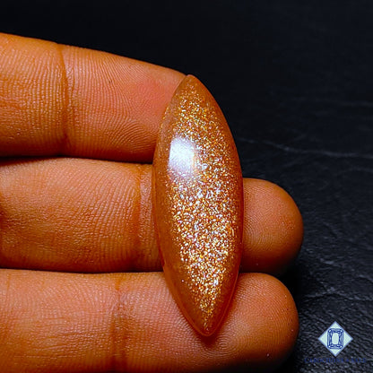 Peach Moonstone with Sunstone