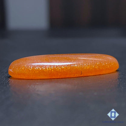 Natural Peach Moonstone with Sunstone Gemstone Oval Cabochons 39*18*6mm from Madagascar available for sale