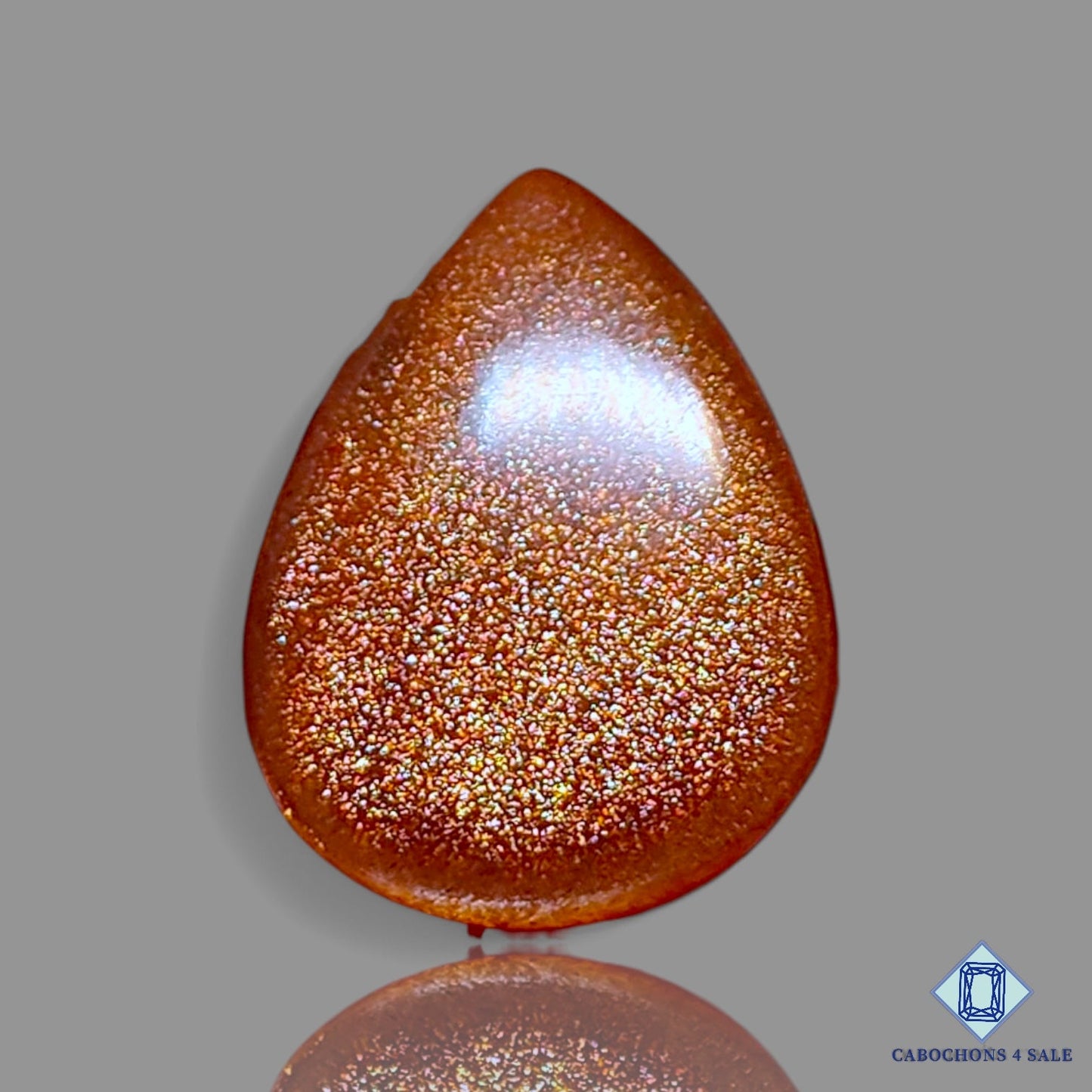 Peach Moonstone with Sunstone