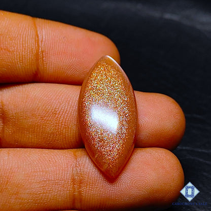 Peach Moonstone with Sunstone