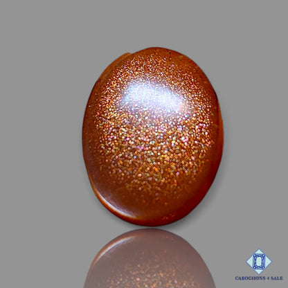 Peach Moonstone with Sunstone