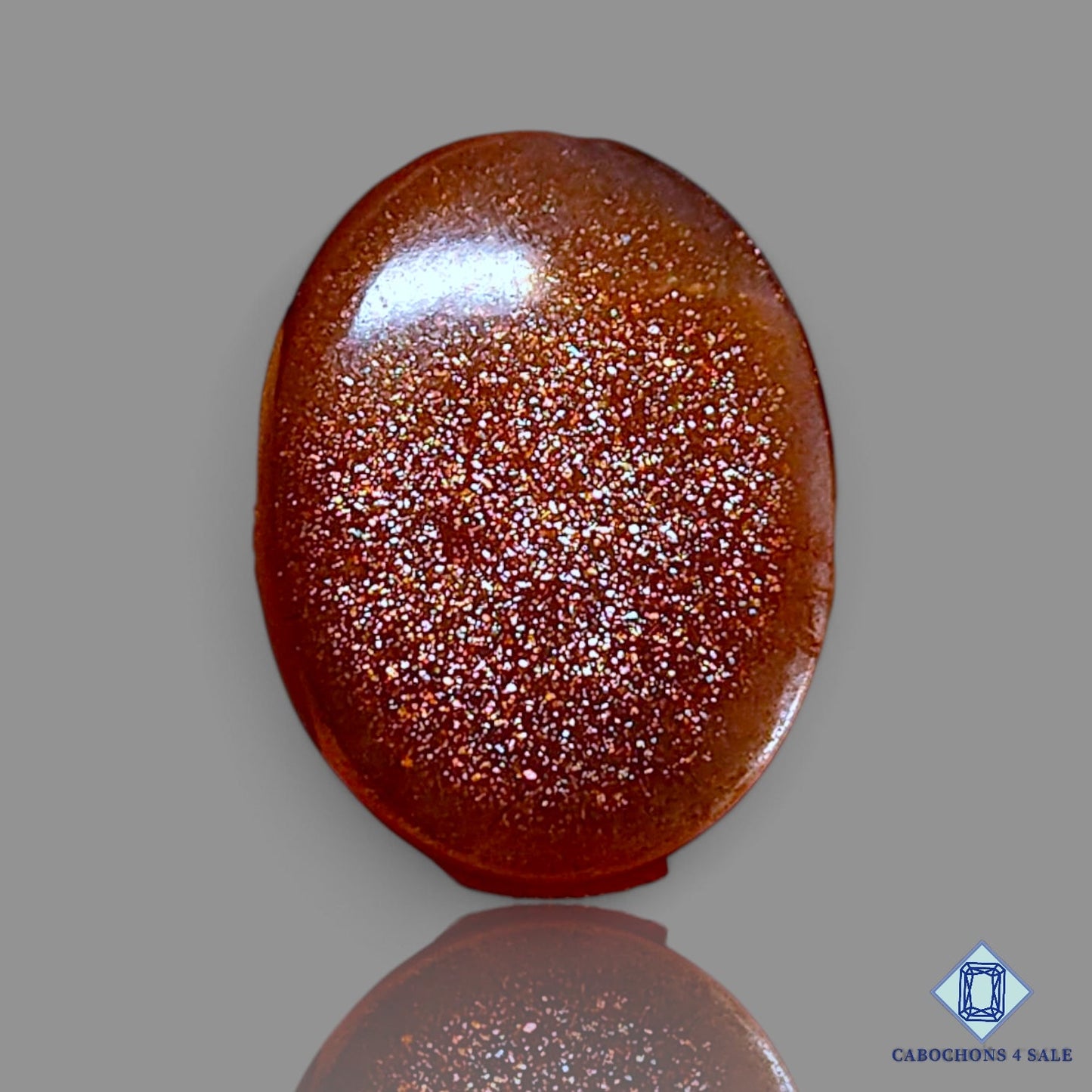 Peach Moonstone with Sunstone