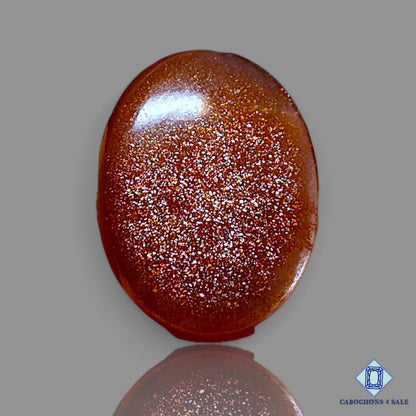 Peach Moonstone with Sunstone