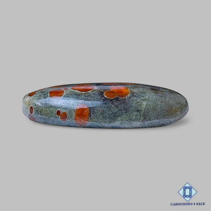 Cabujones ovalados de obsidiana de cacahuete natural de 33 x 22 x 6 mm, de México, disponibles para la venta.