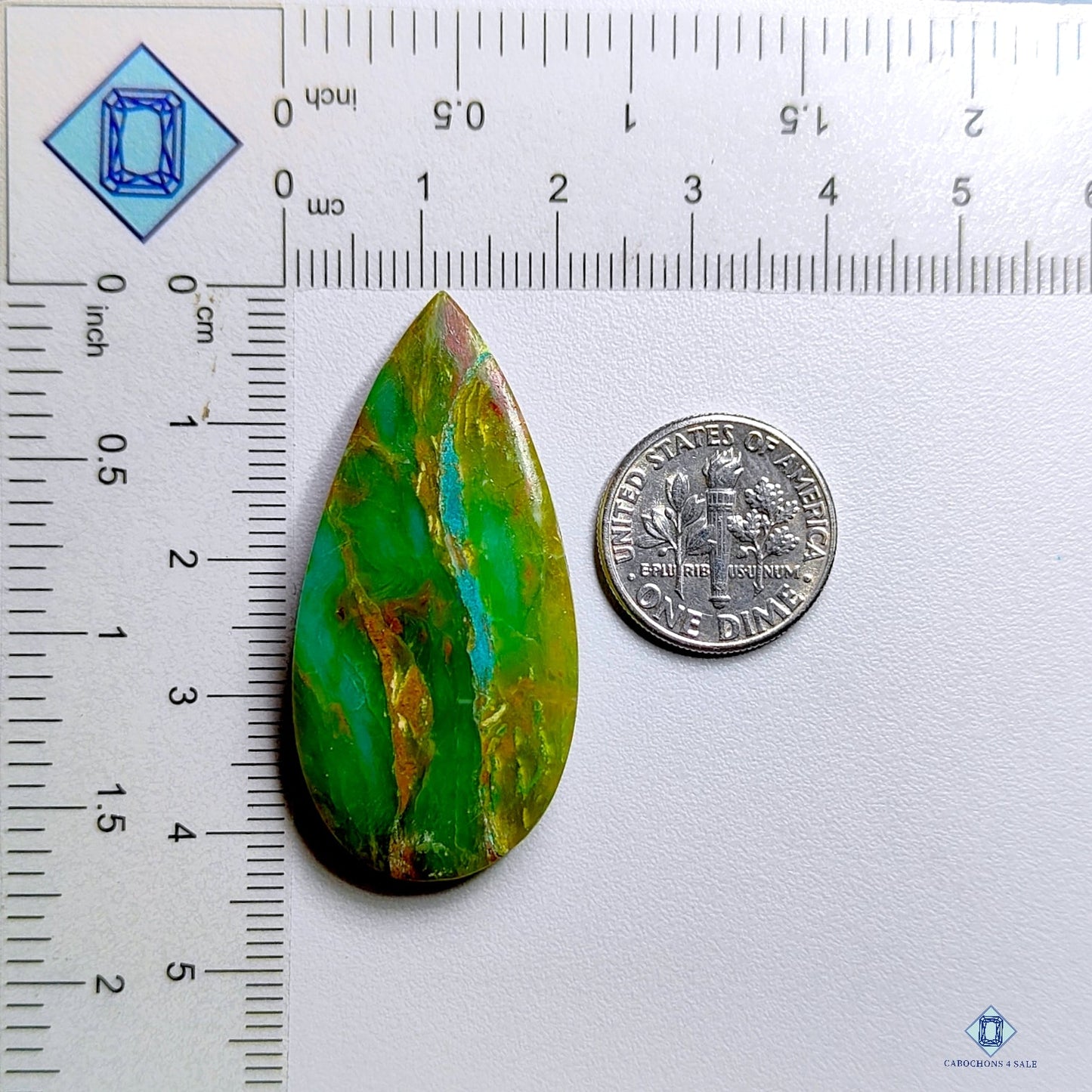 Peruvian Opal Pear Cabochons