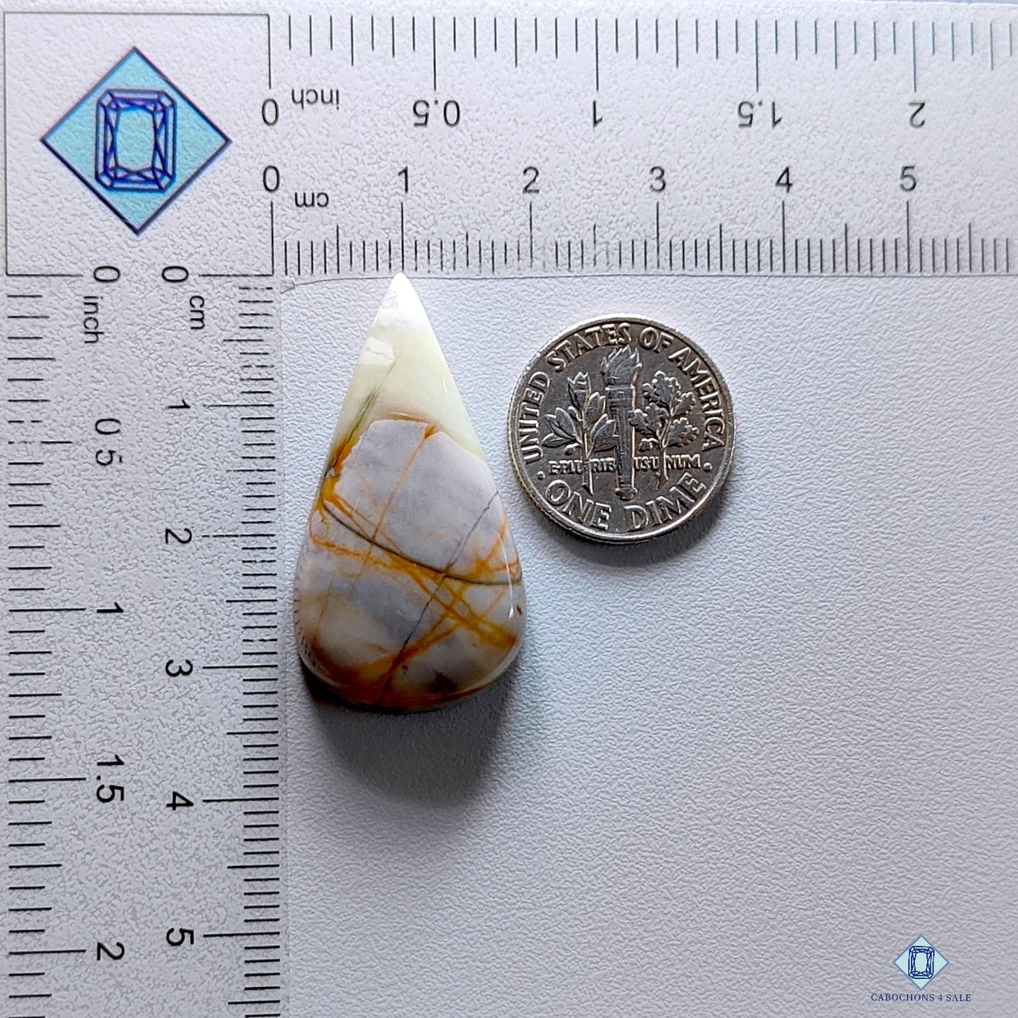 Picasso Jasper Pear Cabochons