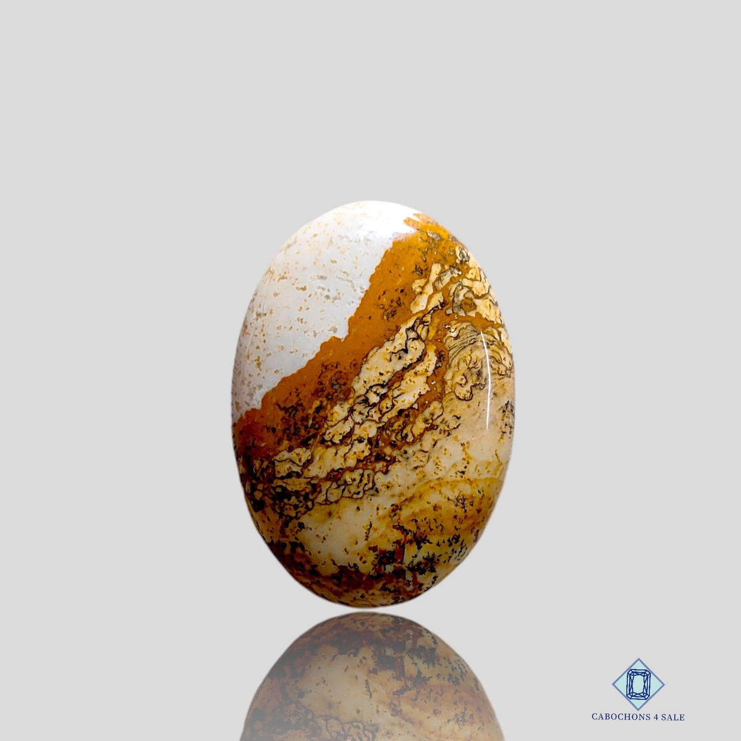 Picture_Jasper-c4sw1857-Oval-yellow-Cabochons