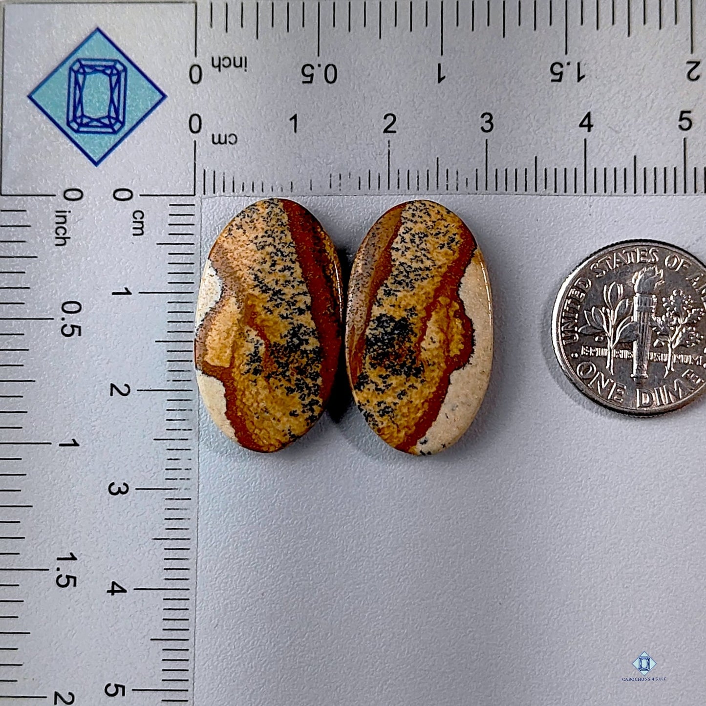 Picture Jasper Oval Pairs