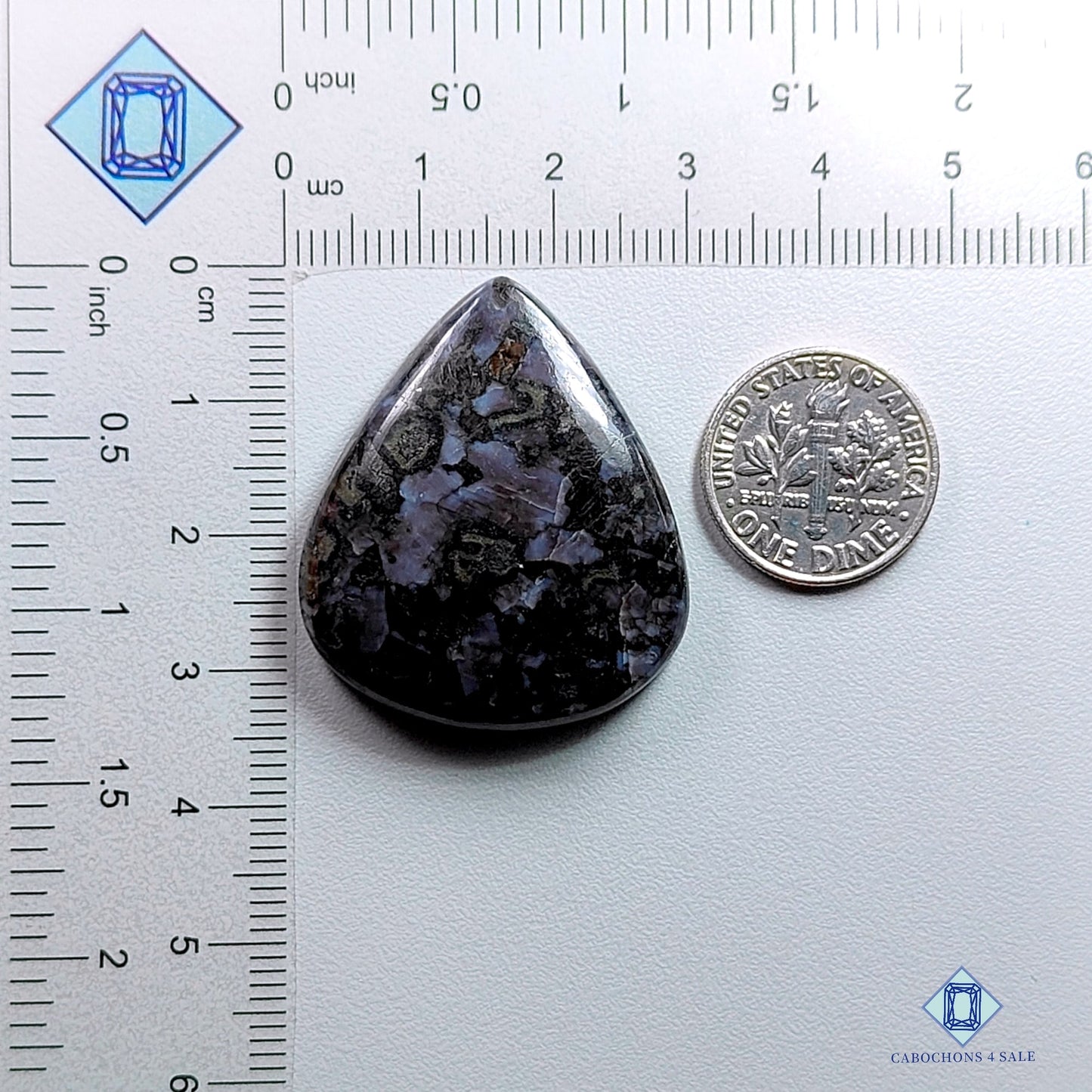 Larvikite-Oval-Cabochons