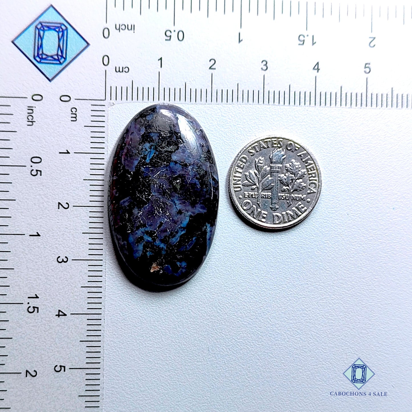 Larvikite-Oval-Cabochons