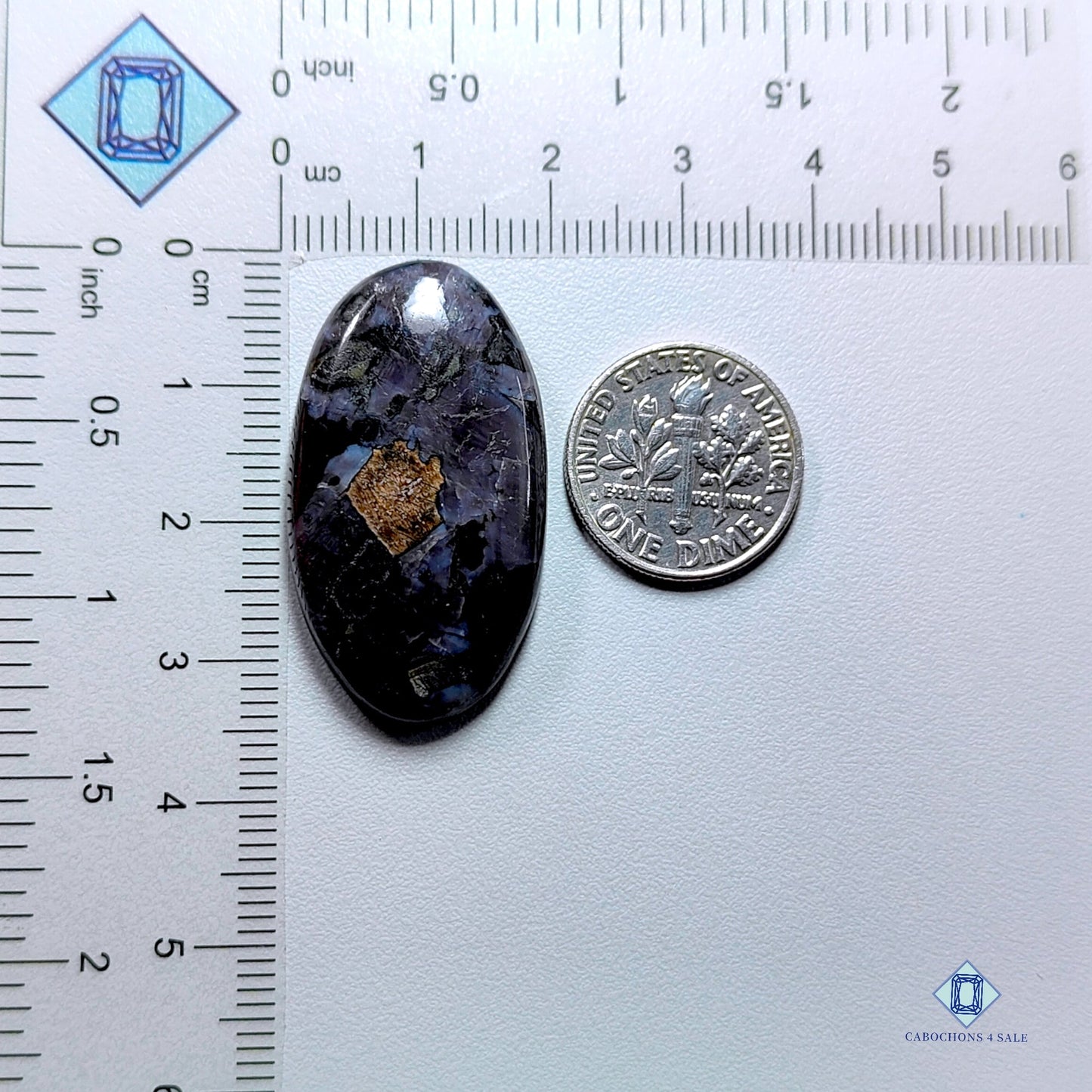 Larvikite-Oval-Cabochons