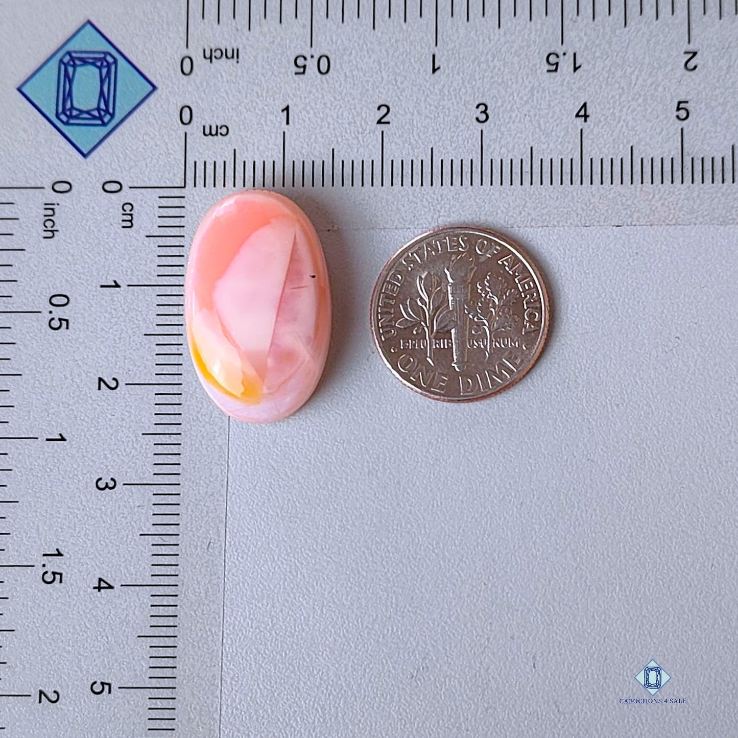 High-Grade Pink Opal Oval Gemstone Cabochons for sale, Oval 23*14*7mm