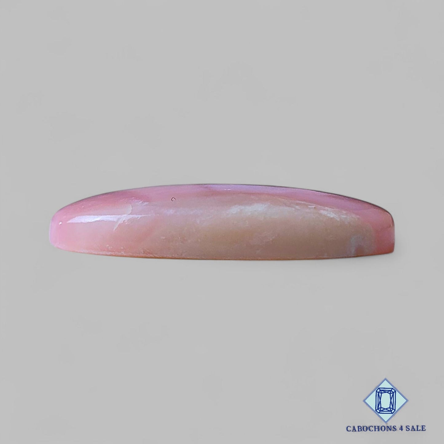 Natural Pink Opal Gemstone  Oval Cabochons 37*18*6mm from Peru  available for sale