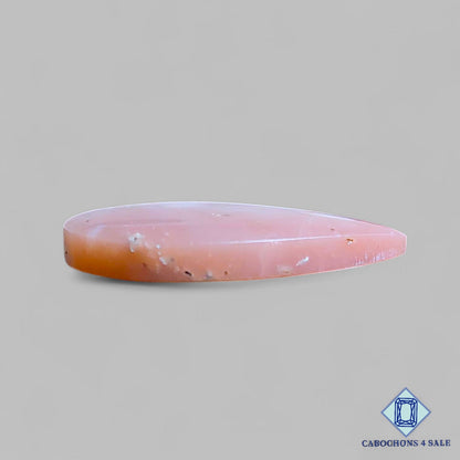 Natural Pink Opal Gemstone  Pear Cabochons 29*19*5mm From Peru available for sale