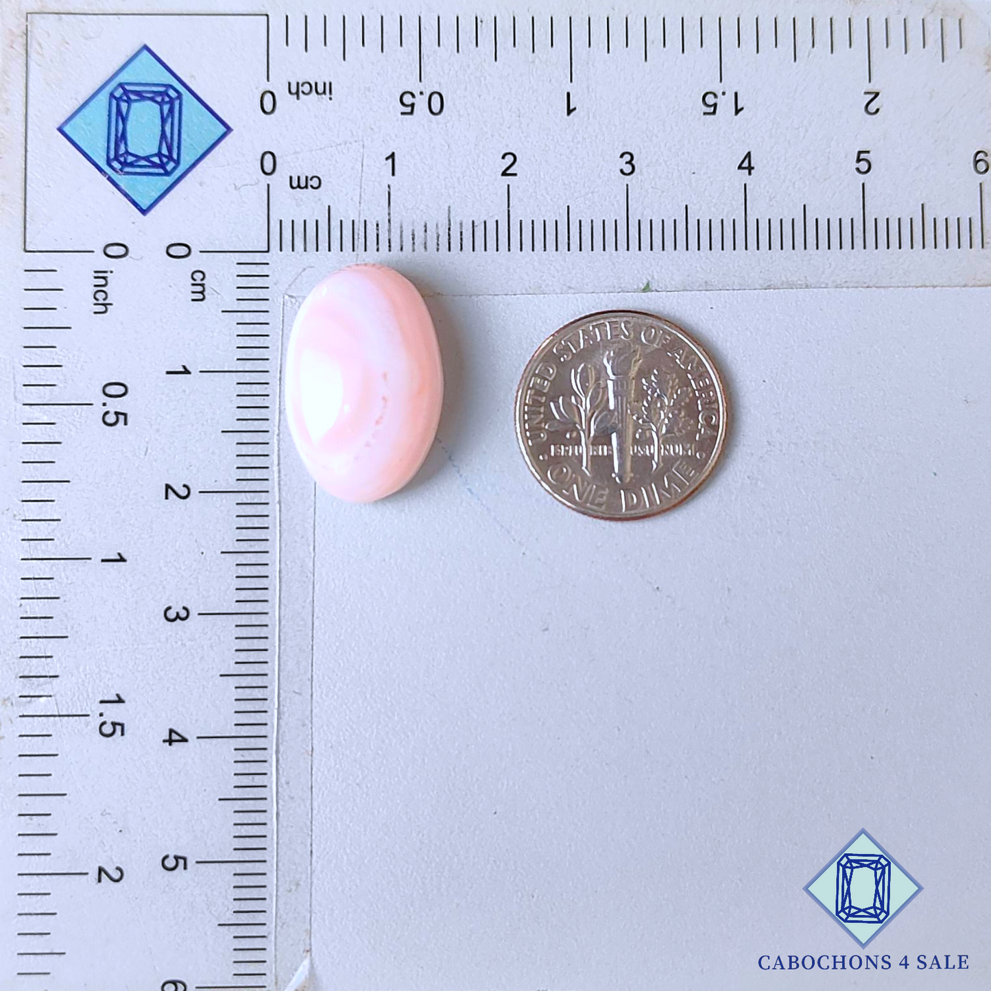 Pink Opal Oval Cabochons