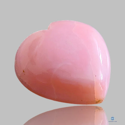 Pink Opal Heart Carvings