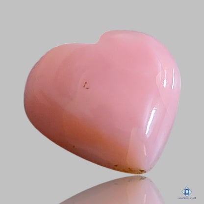 Pink Opal Heart Carvings