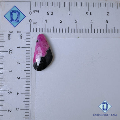 Zafiro rosa natural de talla elegante, 24 x 12 x 5 mm, de Myanmar, disponible para la venta.