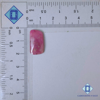 Natural Pink Sapphire Gemstone  Fancy Rose Cut 19*10*3mm from Myanmar available for sale