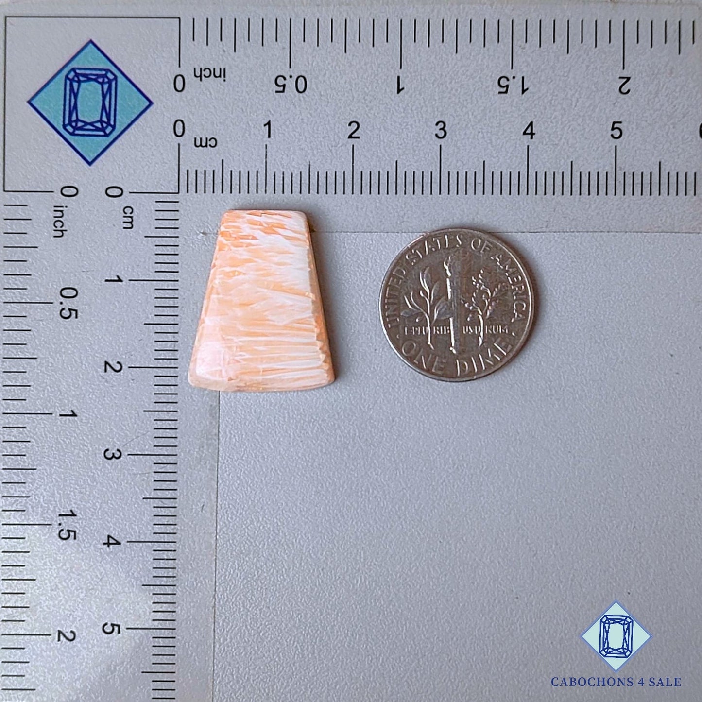 Natural Pink Scolecite Gemstone Fancy Cabochons 21*17*4mm from India  available for sale