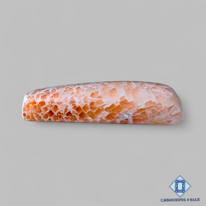 Natural Pink Scolecite Gemstone Fancy Cabochons 21*17*4mm from India  available for sale