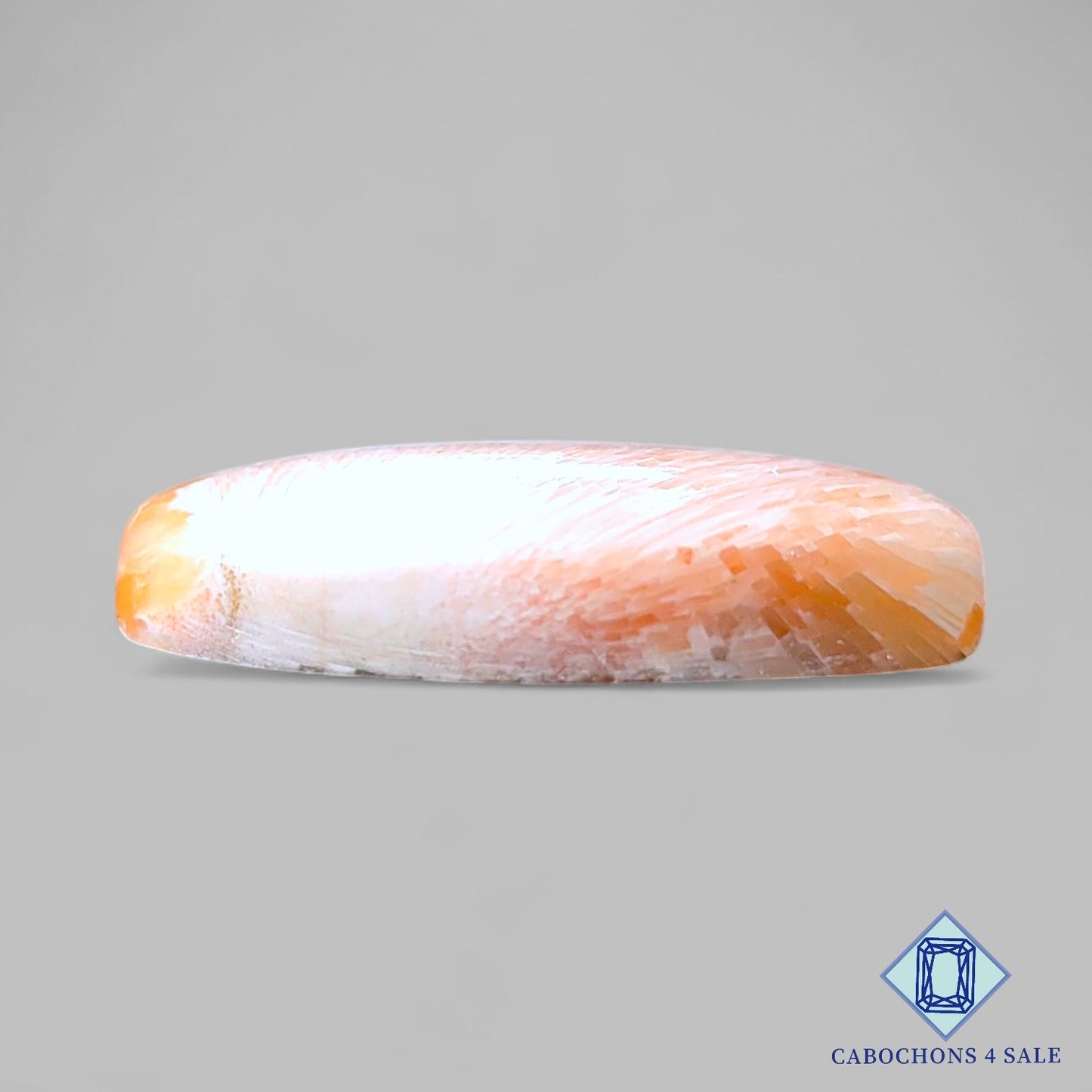 Natural Pink Scolecite Gemstone  Oval Cabochons 32*17*7mm from India available for sale