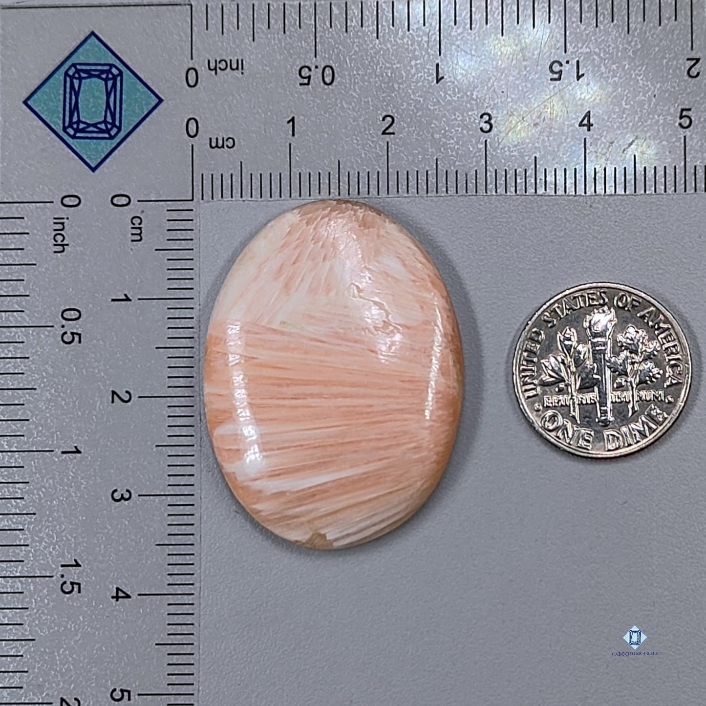 Pink Scolecite Oval Cabochons