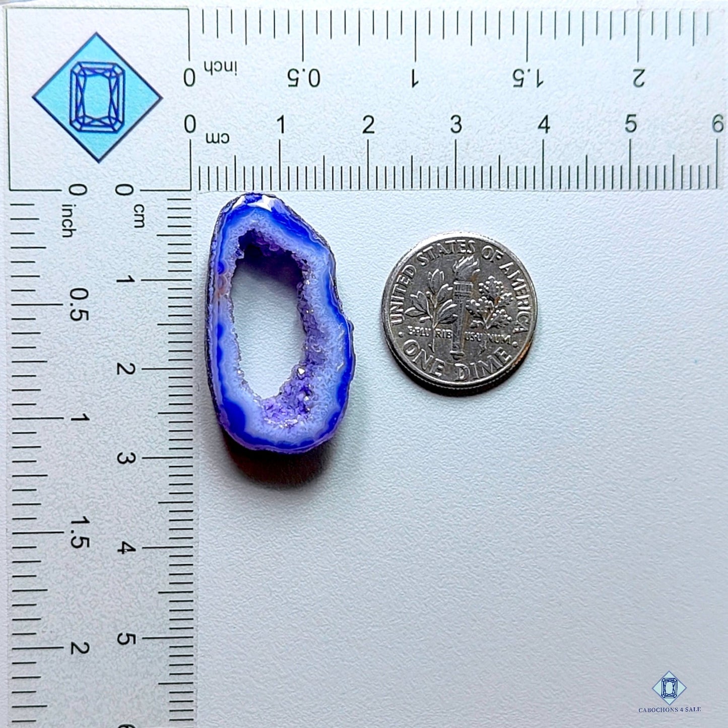 Blue Solar Quartz Fancy Druzy