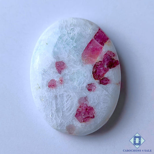 Pink Tourmaline with Quartz