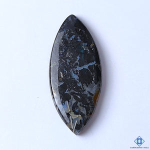 Plume Root Agate Marquise Cabochons 49x21x5mm