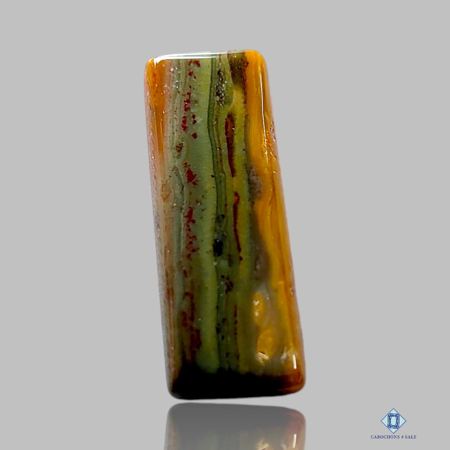 Polychrome Jasper Rectangular Cabochons