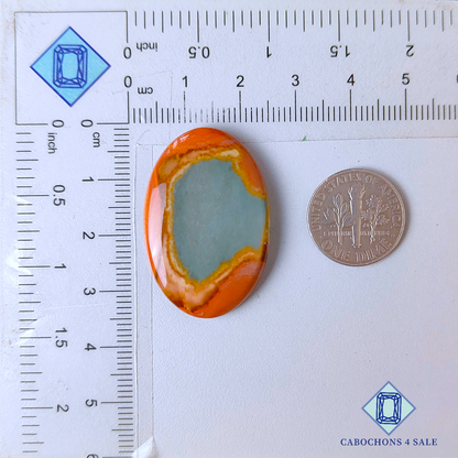 Polychrome Jasper Oval Cabochons 34*22*6mm