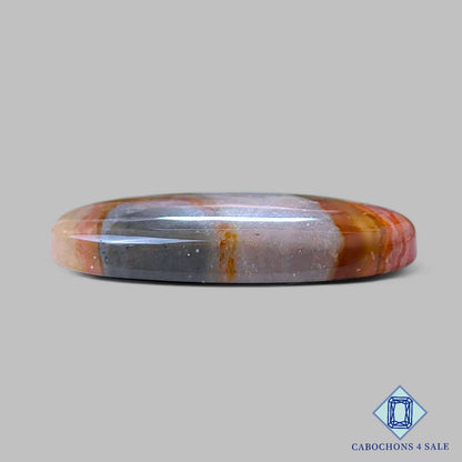 Natural Polychrome Jasper Gemstone  Oval Cabochons 34*23*5mm from Madagascar available for sale