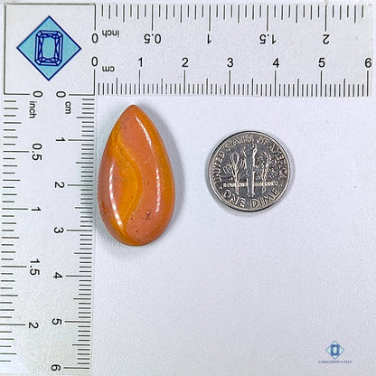 Polychrome Jasper Pear Cabochons