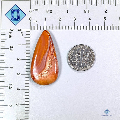 Polychrome Jasper Pear Cabochons