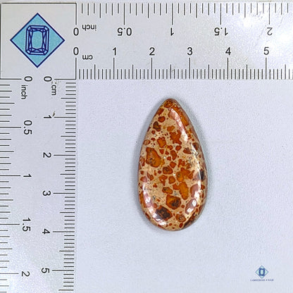 Poppy Jasper Pear Cabochons