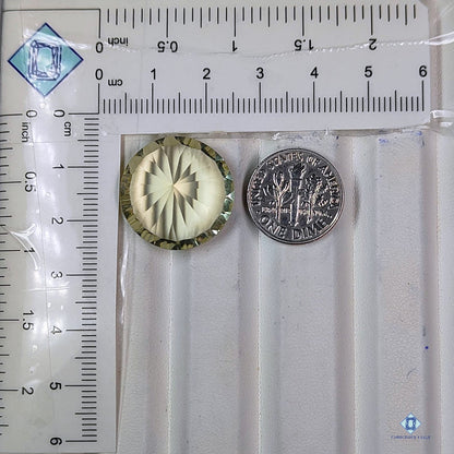 Prasiolite Round All Cuts