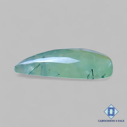 Natural Prehnite Gemstone Pear Cabochons 29*16*8mm from South Africa available for sale